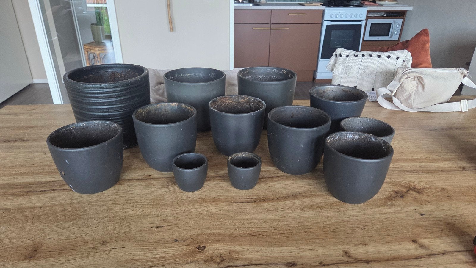 bloempotten, Ophalen, Kunststof, Rond, Minder dan 40 cm