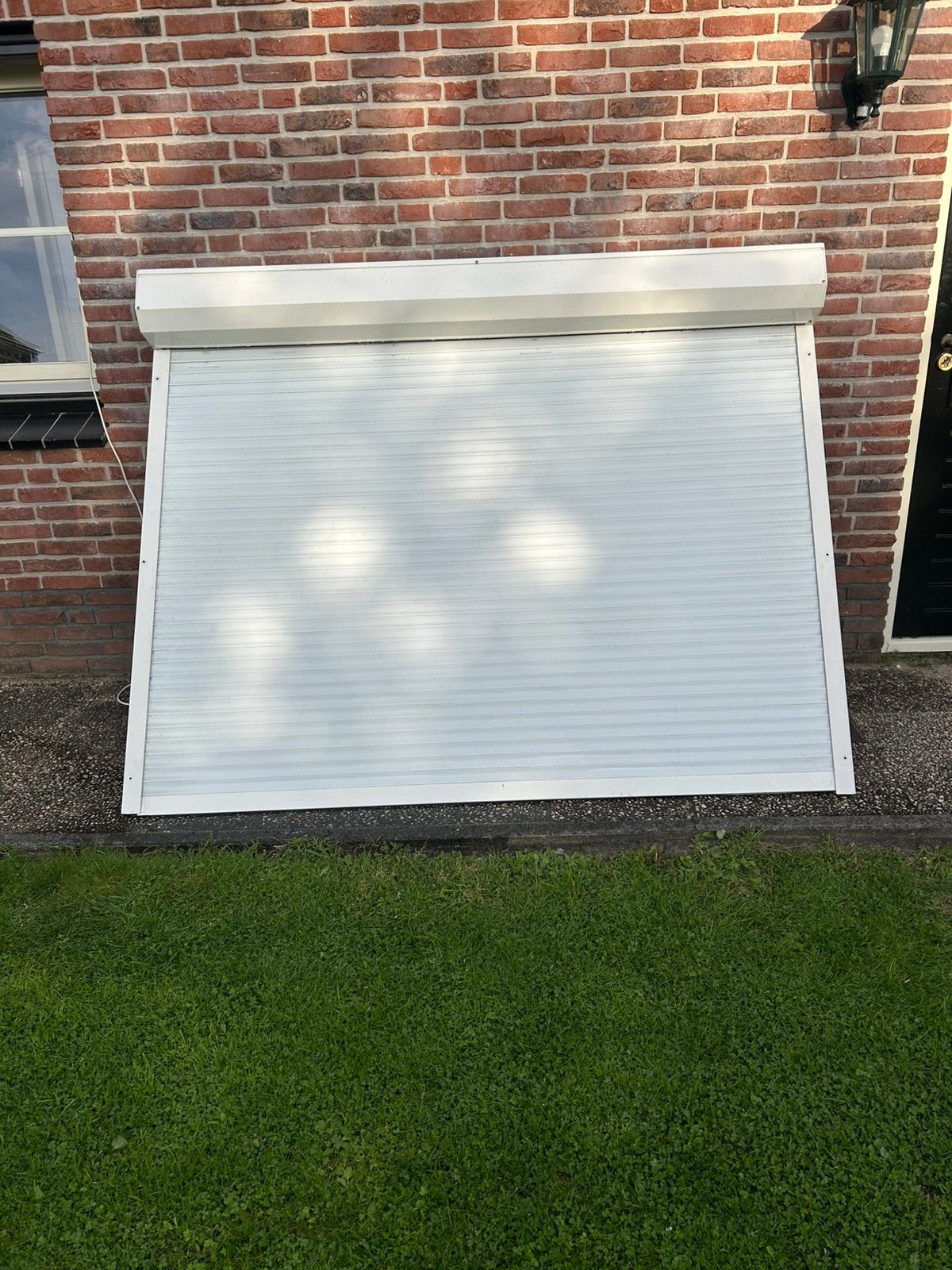Rolluik elektrisch afm 2078mm x 1450mm Wit, Doe-het-zelf en Verbouw, Rolluiken, Ophalen, Zo goed als nieuw, 200 cm of meer, Elektrische bediening
