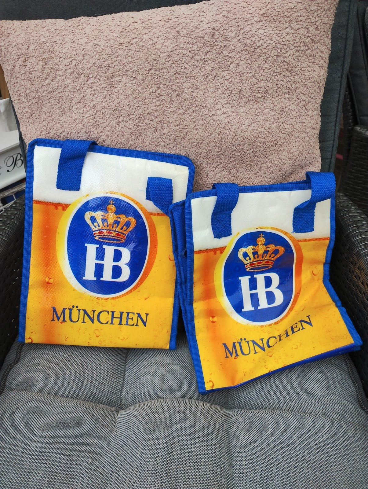 HB München Koeltassen - Set van 2, Caravans en Kamperen, Ophalen of Verzenden, Koeltas, Koelelement