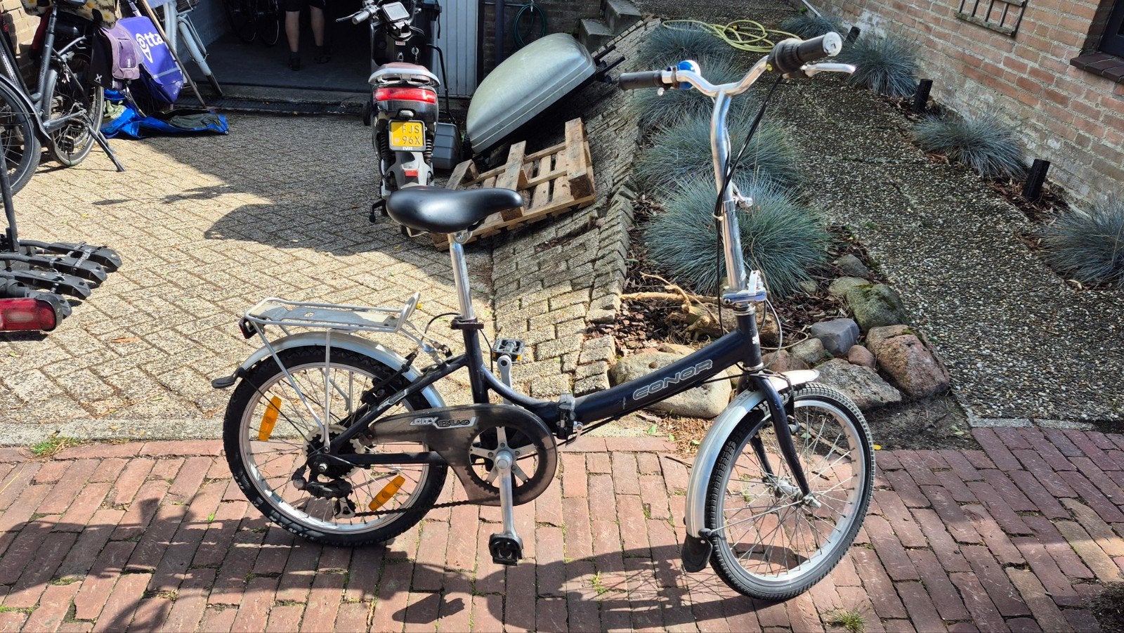 conor vouwfiets met versnellingen, Fietsen en Brommers, Fietsen | Vouwfietsen, 20 inch of meer, Gebruikt, Velgrem, Versnellingen
