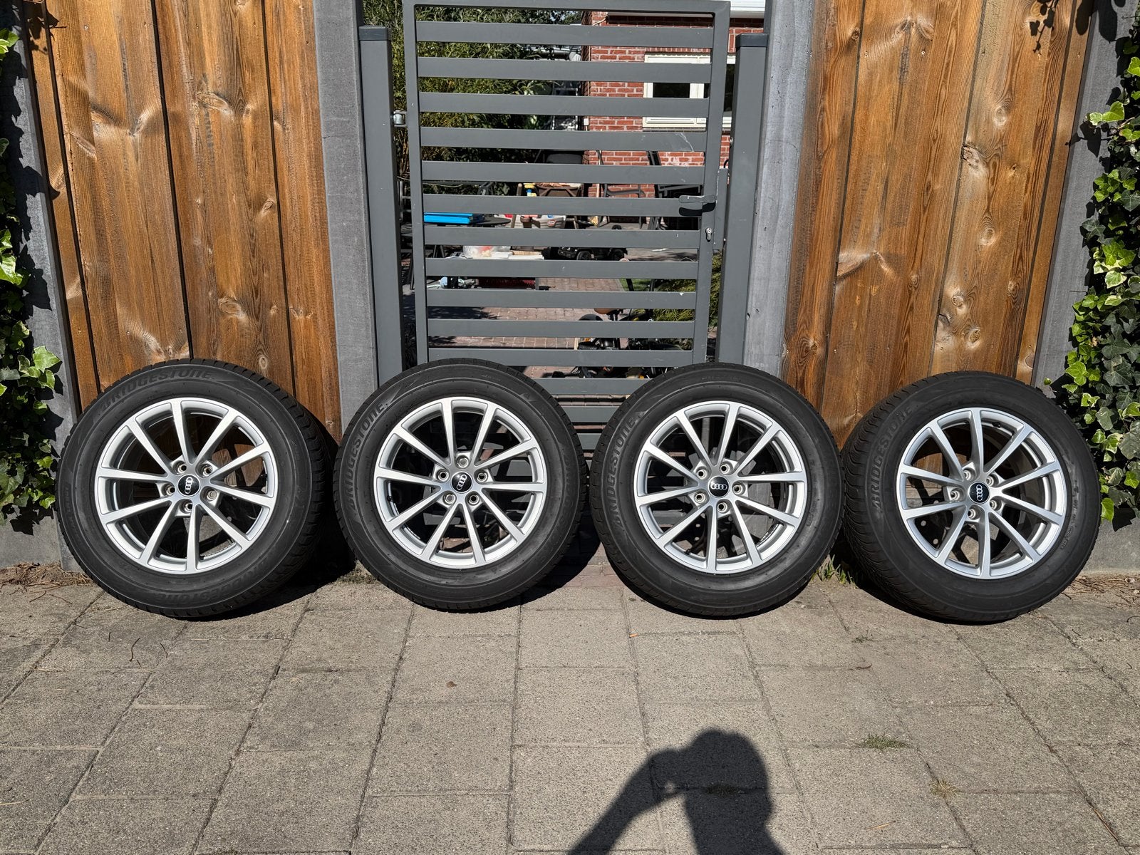 225/60/R17 & 245/45/R19 Bridgestone Originele Audi A6 velgen, Ophalen, Gebruikt, Banden en Velgen, 17 inch