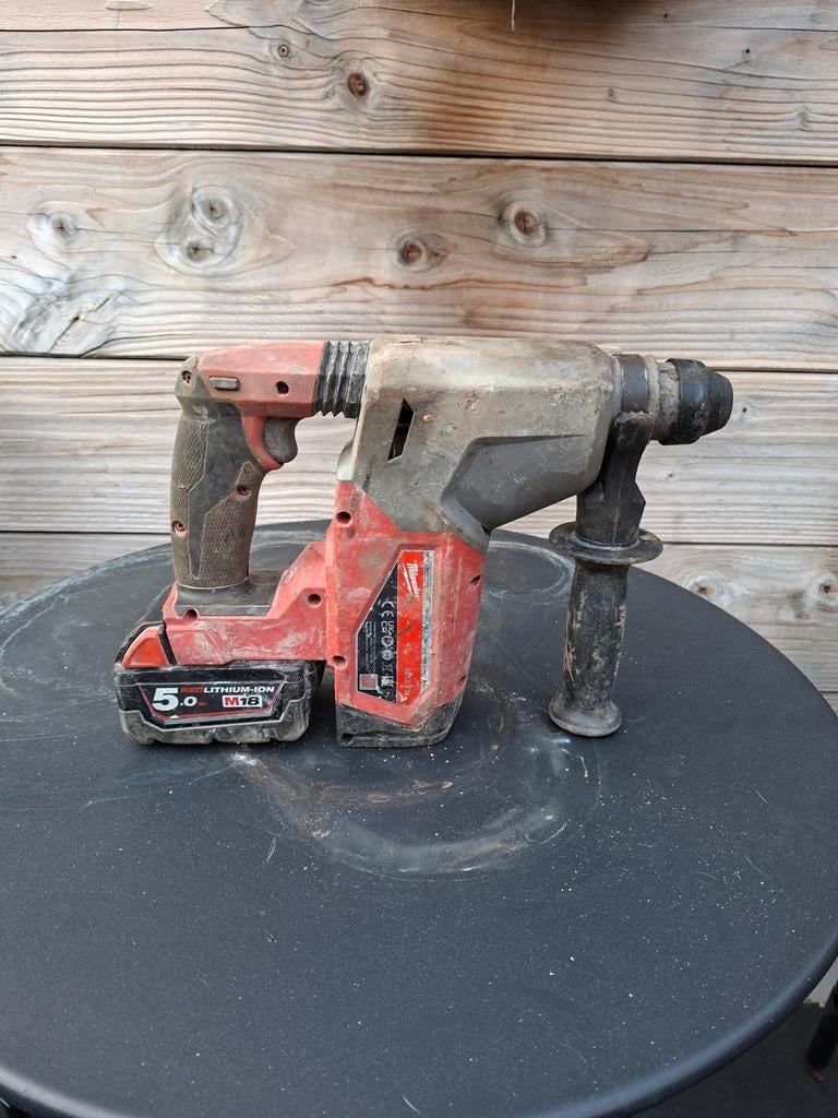 Milwaukee M18 Klopboorhamer met accu, Doe-het-zelf en Verbouw, Gereedschap | Boormachines, Boor- en/of Breekhamer, Ophalen of Verzenden