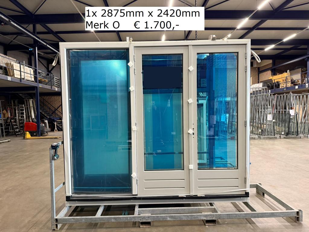 Diverse Schuifpuien en Deurkozijnen - Nieuwstaat incl. glas, Ophalen, 225 cm of meer, Nieuw, Inclusief glas