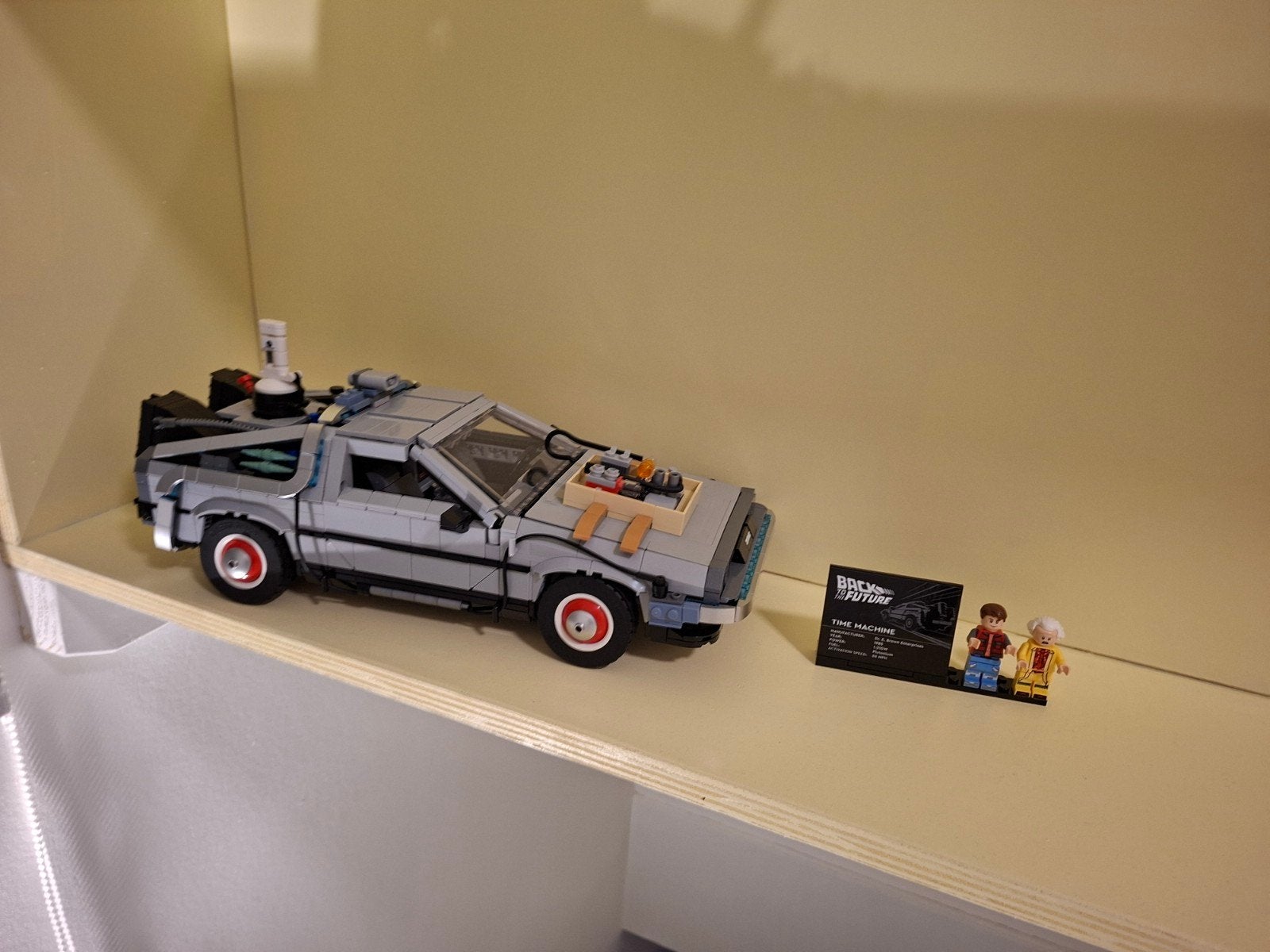 Lego 10300 DeLorean Tijdmachine. Gebouwd., Ophalen of Verzenden, Gebruikt