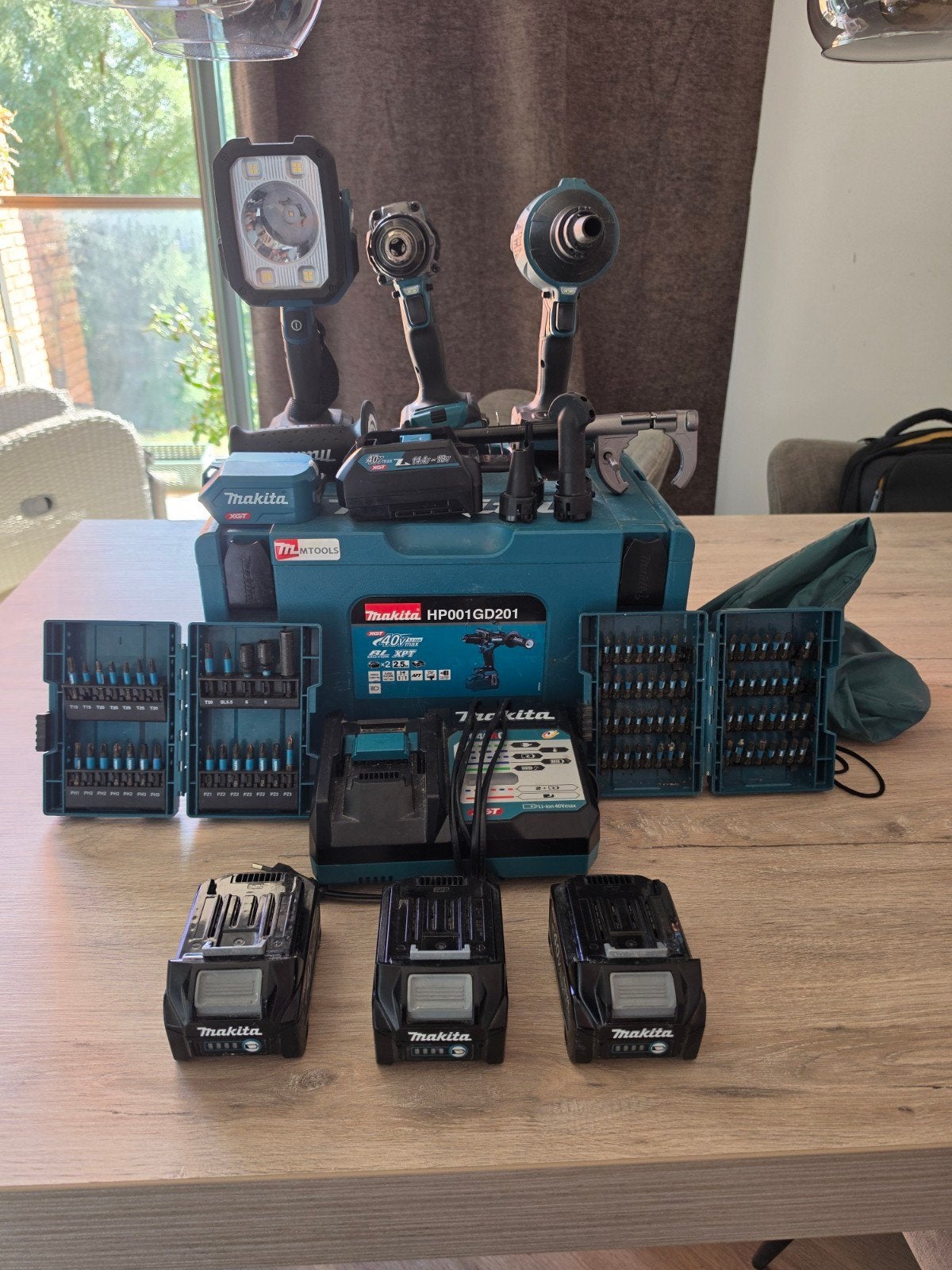 Makita 40V set, Ophalen of Verzenden, Zo goed als nieuw