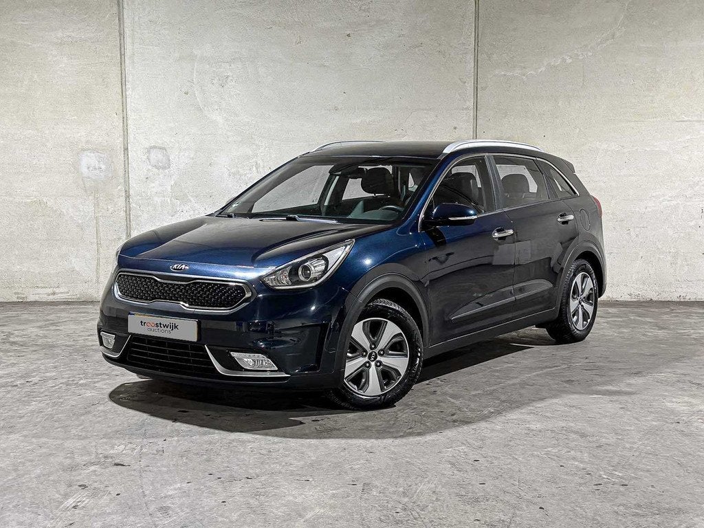 Kia Niro 1.6 GDi Hybrid DynamicLine 141pk 2018 (Origineel-NL, Auto's, Gebruikt, Euro 6, Blauw, Origineel Nederlands