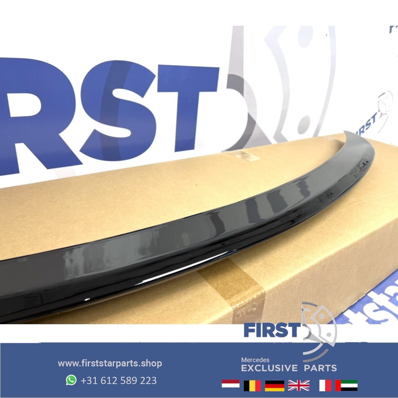 W292 C292 GLE COUPÉ AMG KOFFERBAK SPOILER ZWART 2014-2020 GL, Auto-onderdelen, Gebruikt, Ophalen of Verzenden, Achter, -