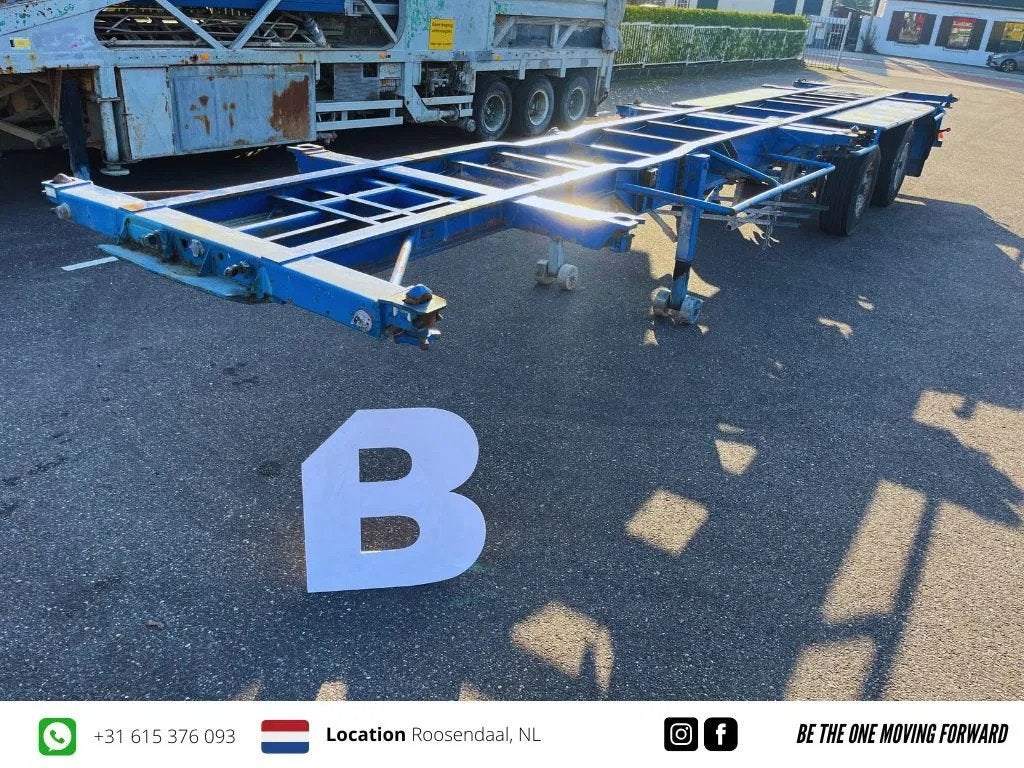 Netam 20,30,40ft - BPW/DRUM - Spring suspension - APK vrij (, Auto's, Overige brandstoffen, Origineel Nederlands, Bedrijf, Aanhangers en Opleggers