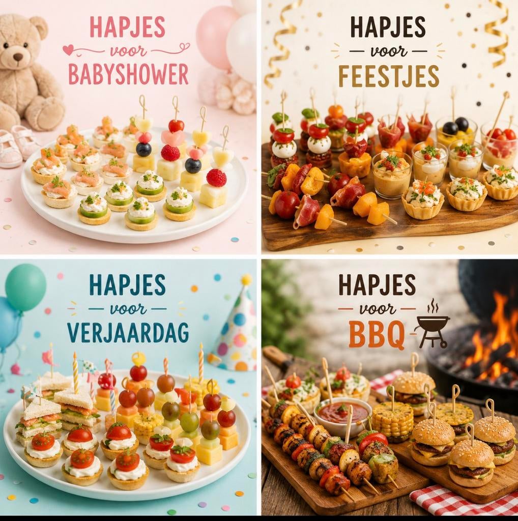 Hapjes, fingerfood, buffet, catering, Cateraar