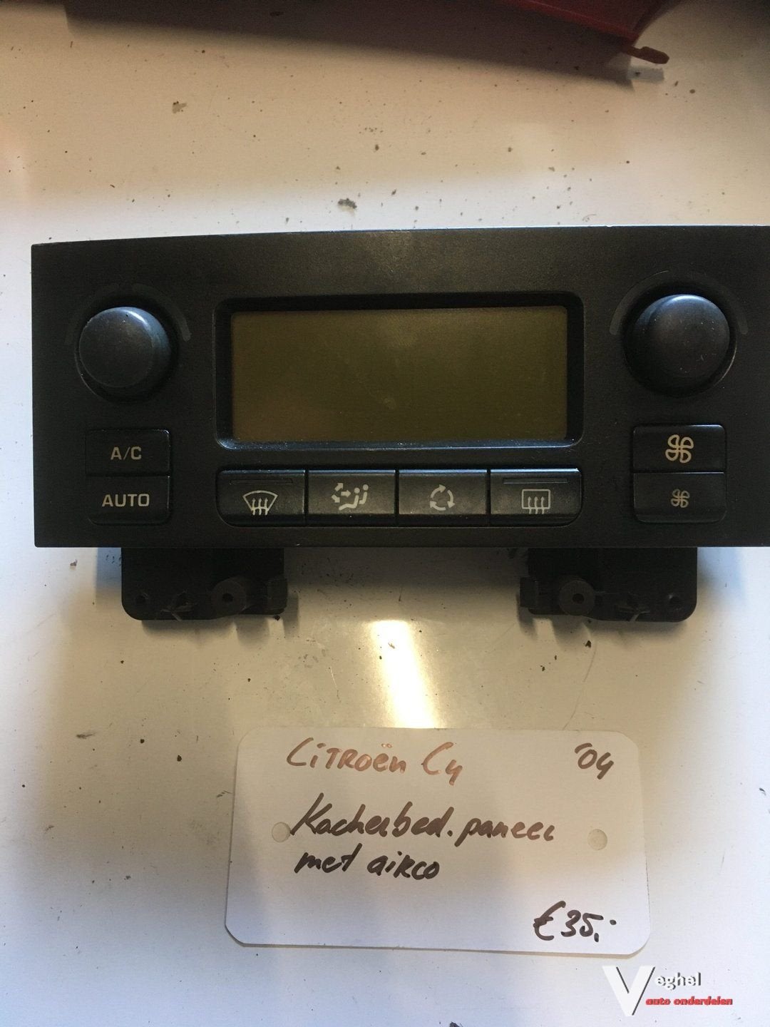 Citroen C4 Kachelbedieningspaneel met airco 2004