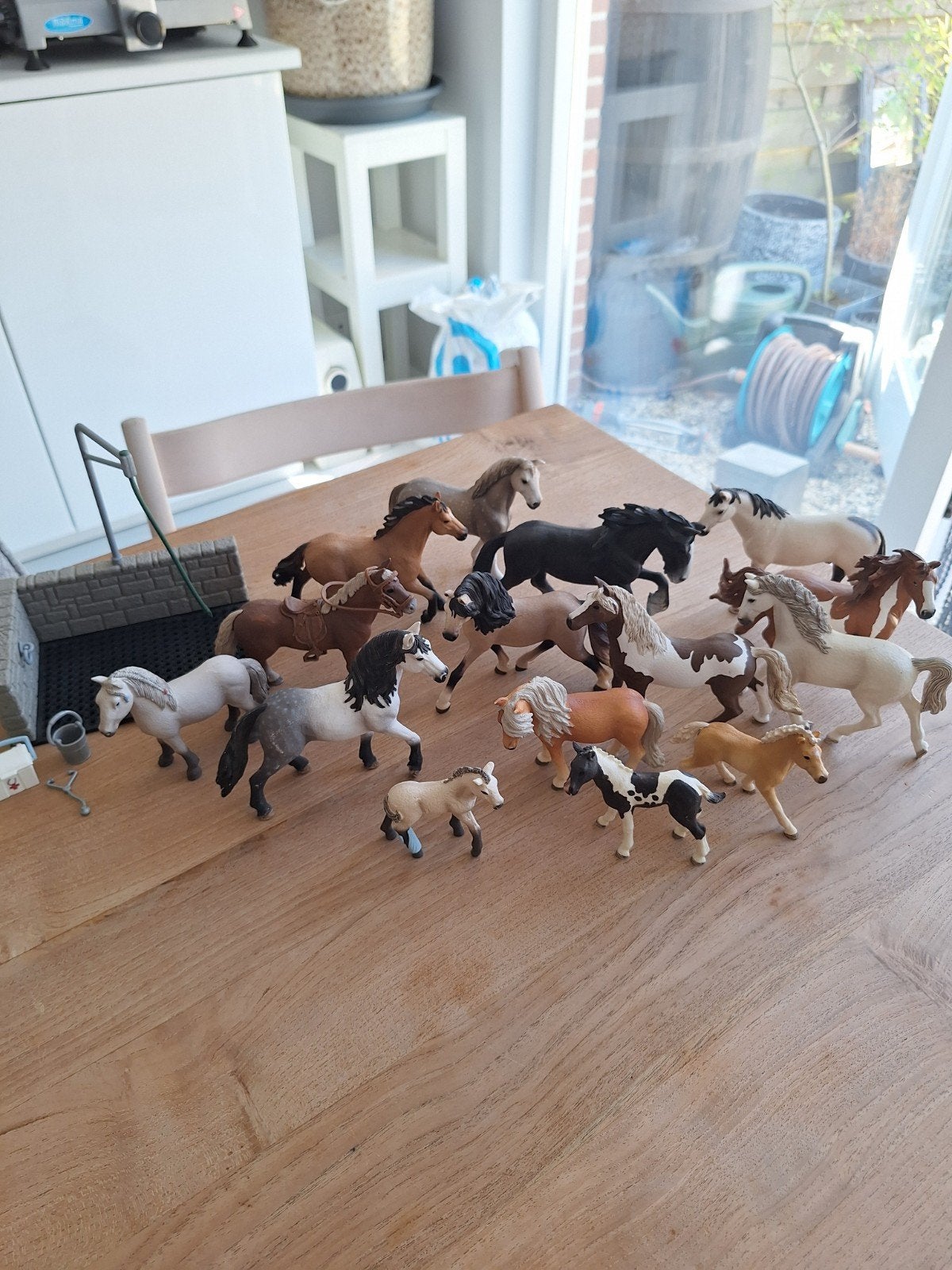 Grote collectie Sleigh paarden - Nieuwstaat, Ophalen of Verzenden, Zo goed als nieuw, Jongen of Meisje