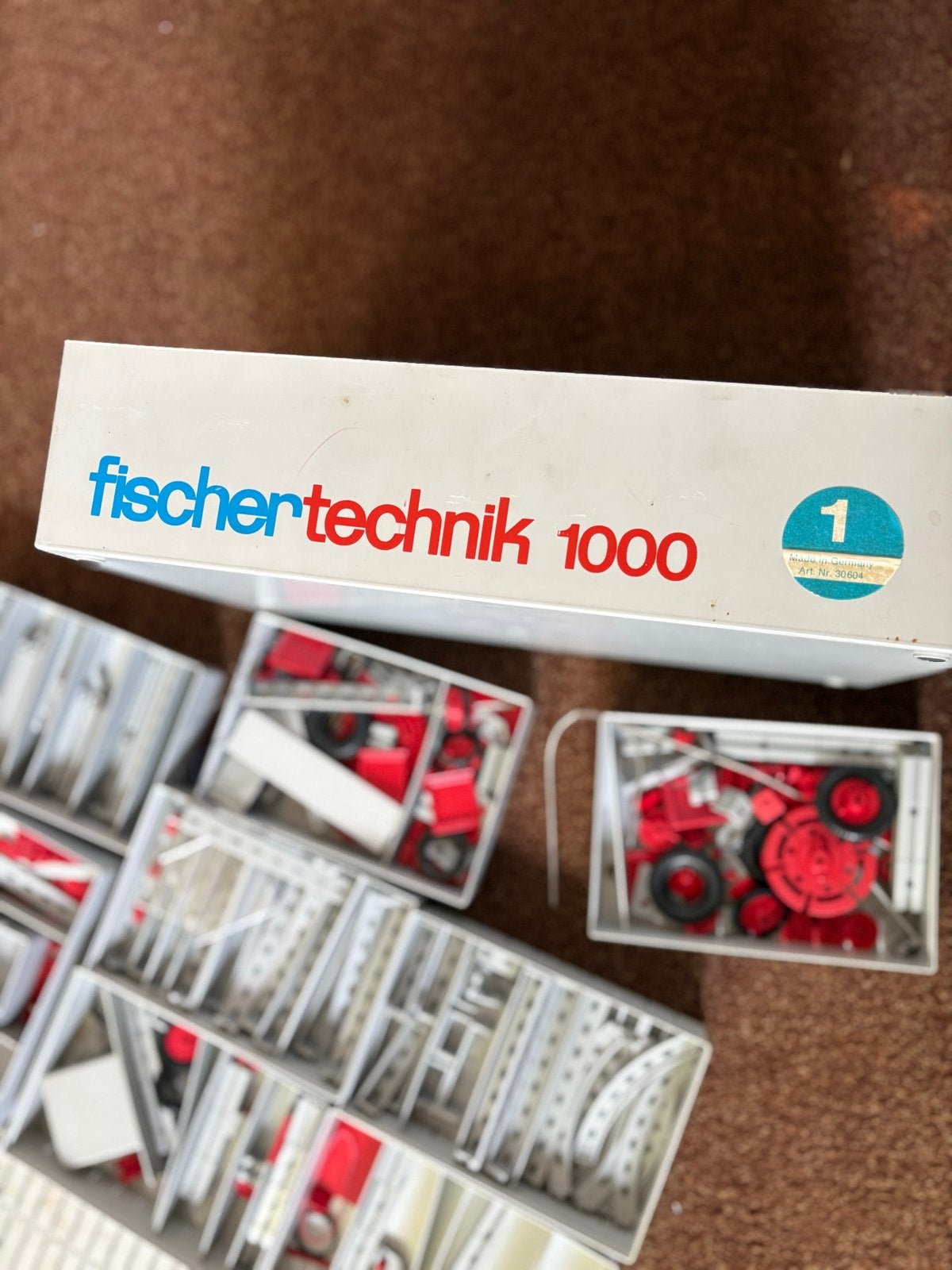 Fischertechnik 1000 Bouwdoos - Vintage Constructiespeelgoed, Ophalen, Gebruikt, Overige merken