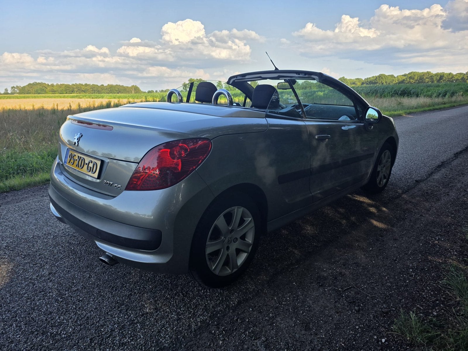 Peugeot 207 1.6 16V CC 88KW 2007 Grijs, Voorwielaandrijving, 15 km/l, 4 cilinders, Cabriolet