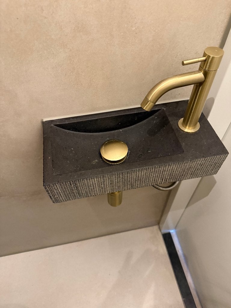 hardsteen fonteinset, Ophalen, Gebruikt, Wastafel