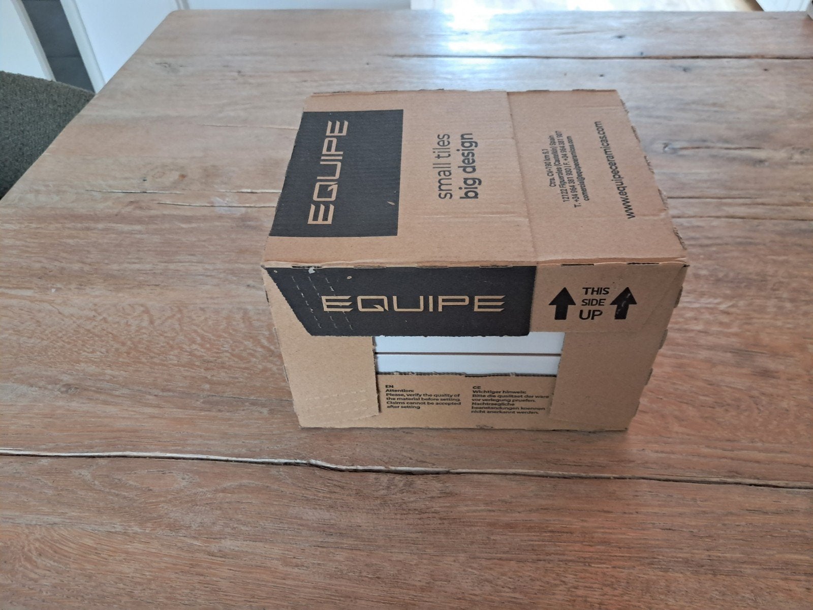 Wandtegel Equipe village white, Doe-het-zelf en Verbouw, Ophalen, Nieuw, Minder dan 20 cm, Minder dan 5 m²