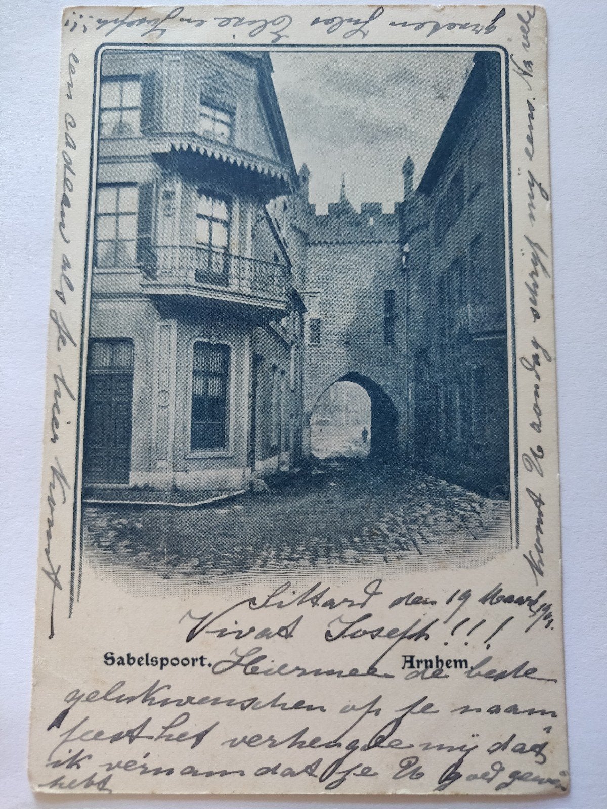 C183 Arnhem 1901, Ophalen of Verzenden, 1920 tot 1940, Gelderland