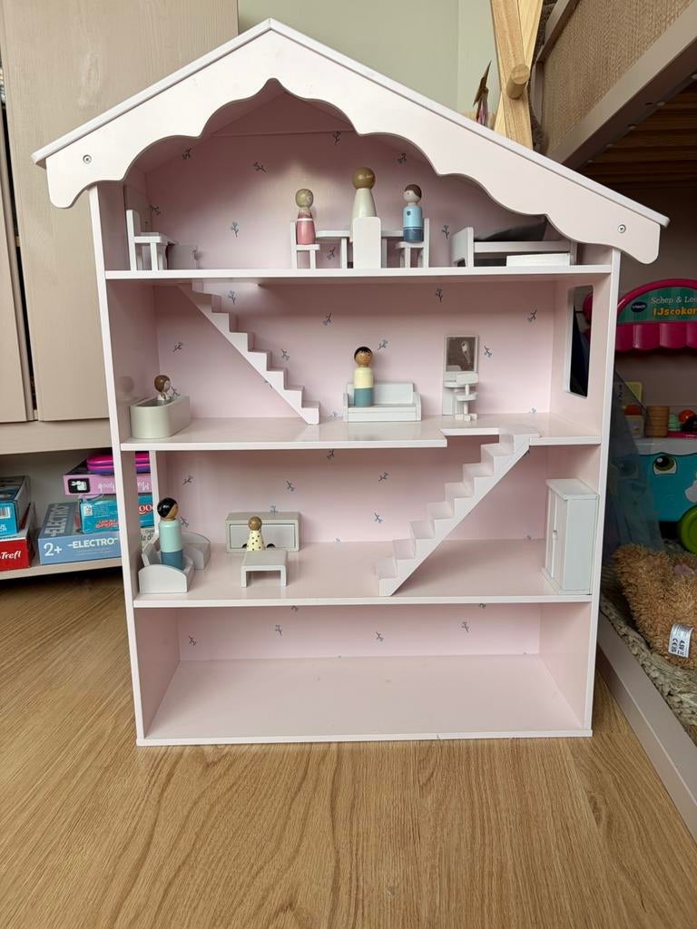 Poppenhuis petit amelie, Ophalen, Zo goed als nieuw, Poppenhuis