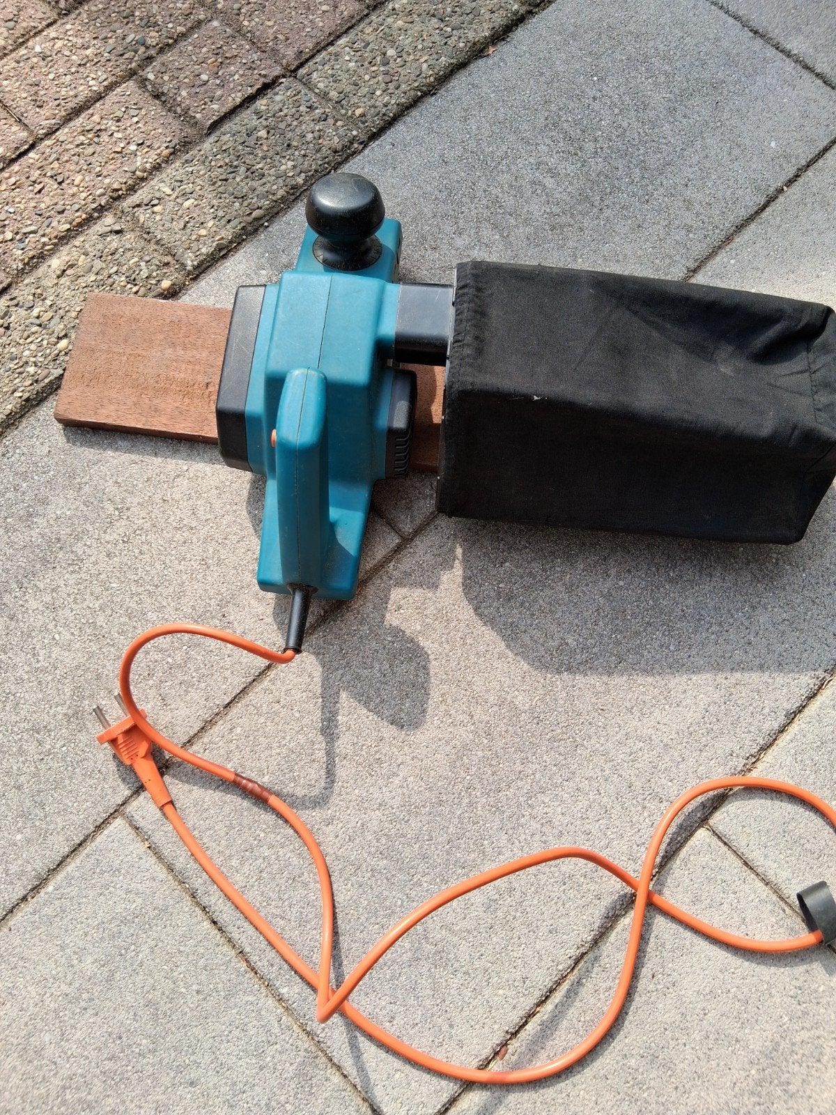 te koop elektrische schaaf met stofzak, Ophalen, Gebruikt, Dompelpomp