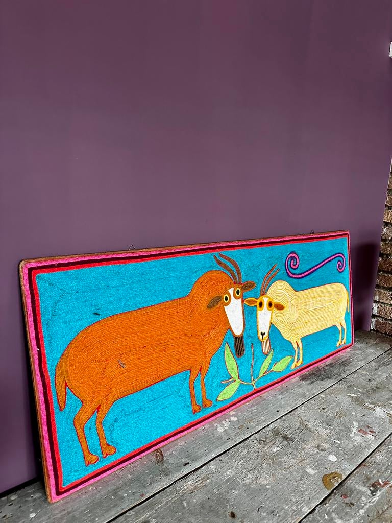 Vintage/retro FONART Mexicaanse draadkunst (Huichol), Ophalen, Huis en Inrichting