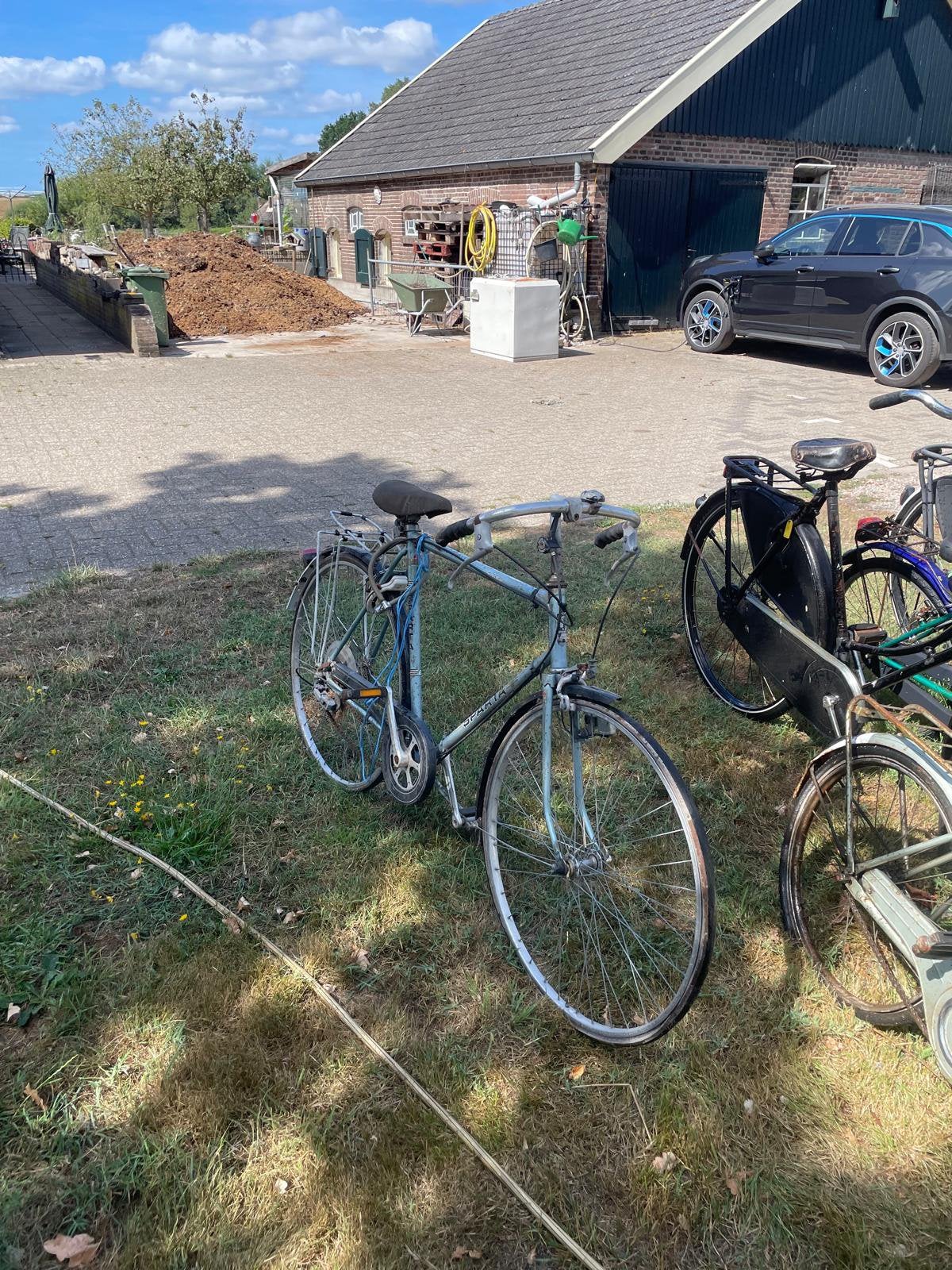 Oldtimer fietsen, Ophalen