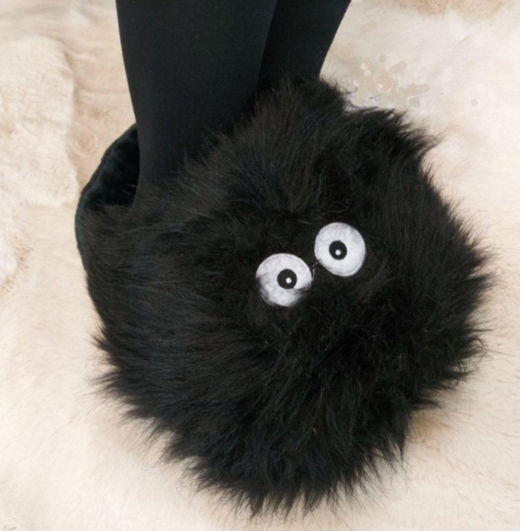 Pantoffel, voetenwarmer, voetenverwarmer - monster zwart, Ophalen of Verzenden, Zo goed als nieuw