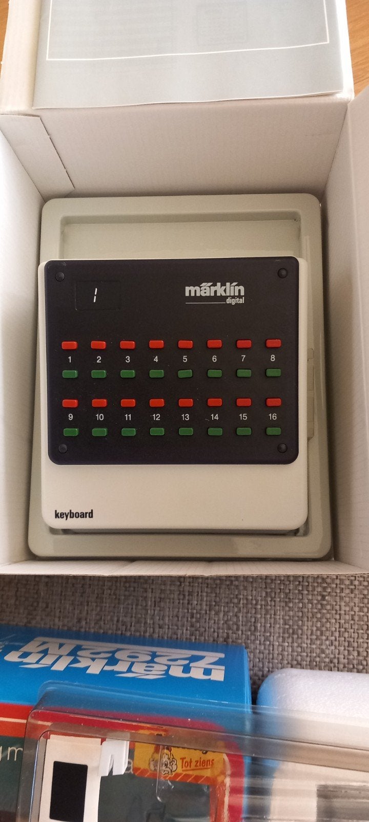 Te koop marklin  keyboard + spoorweg overgang + trafo ho Wis, Hobby en Vrije tijd, Modeltreinen | H0, Verzenden, Zo goed als nieuw