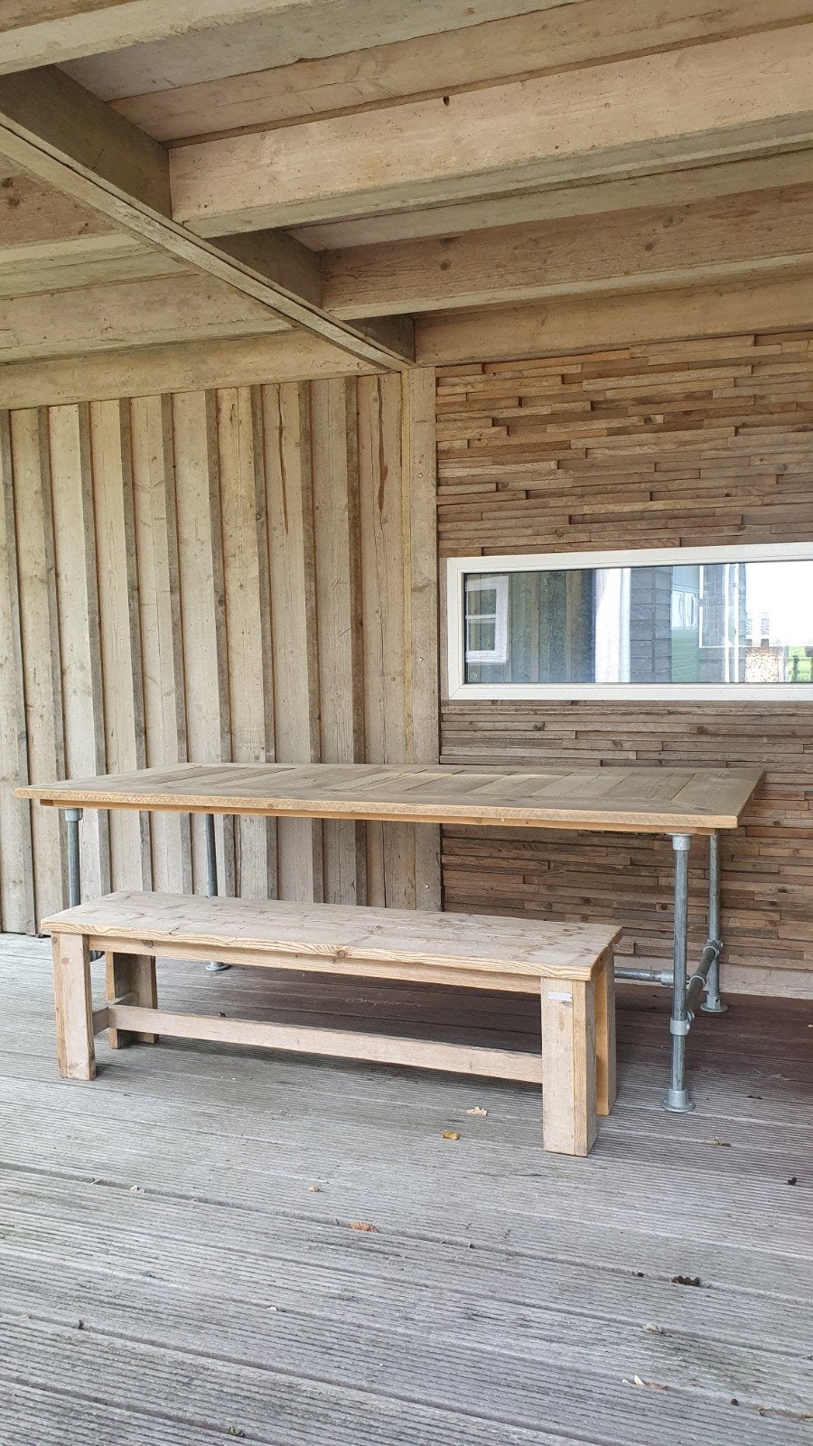Nieuwe tuintafel, eettafel, bureau, stamtafel, OERSTERK!, Tuin en Terras, Tuintafels, Ophalen, Nieuw, Rechthoekig, Hout