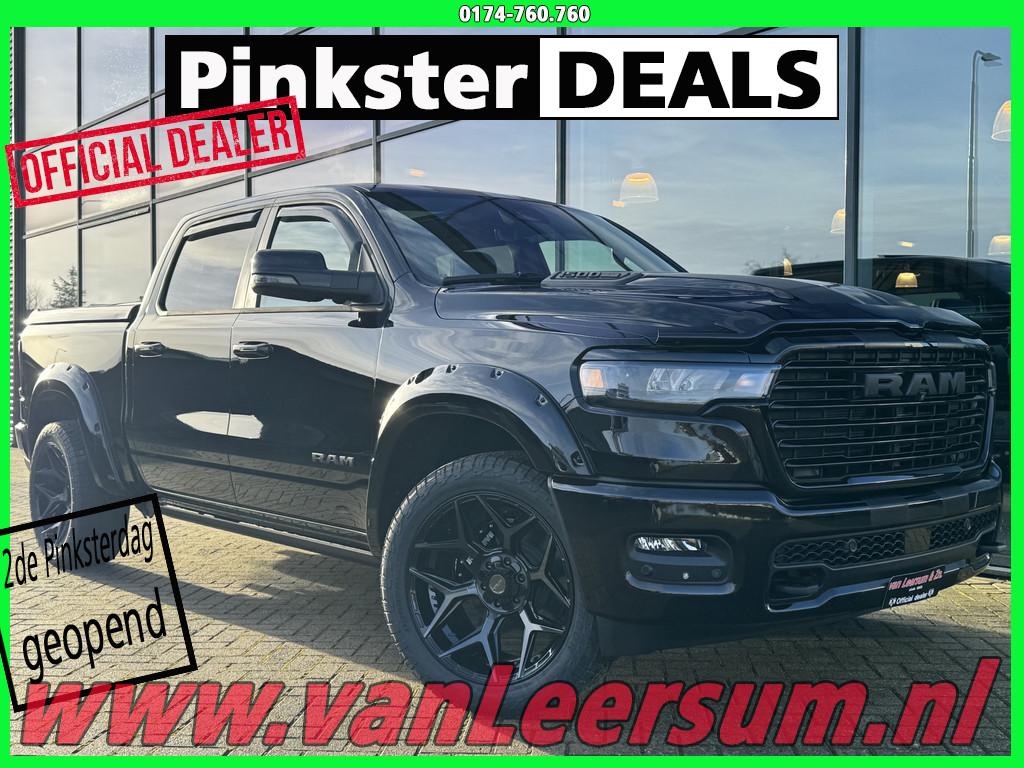 Dodge Ram 1500 Laramie Night XXL Hurricane | Pano | H&K | Pa, Auto's, Bestelauto's, Automaat, Zwart, 5654 cc, 426 pk