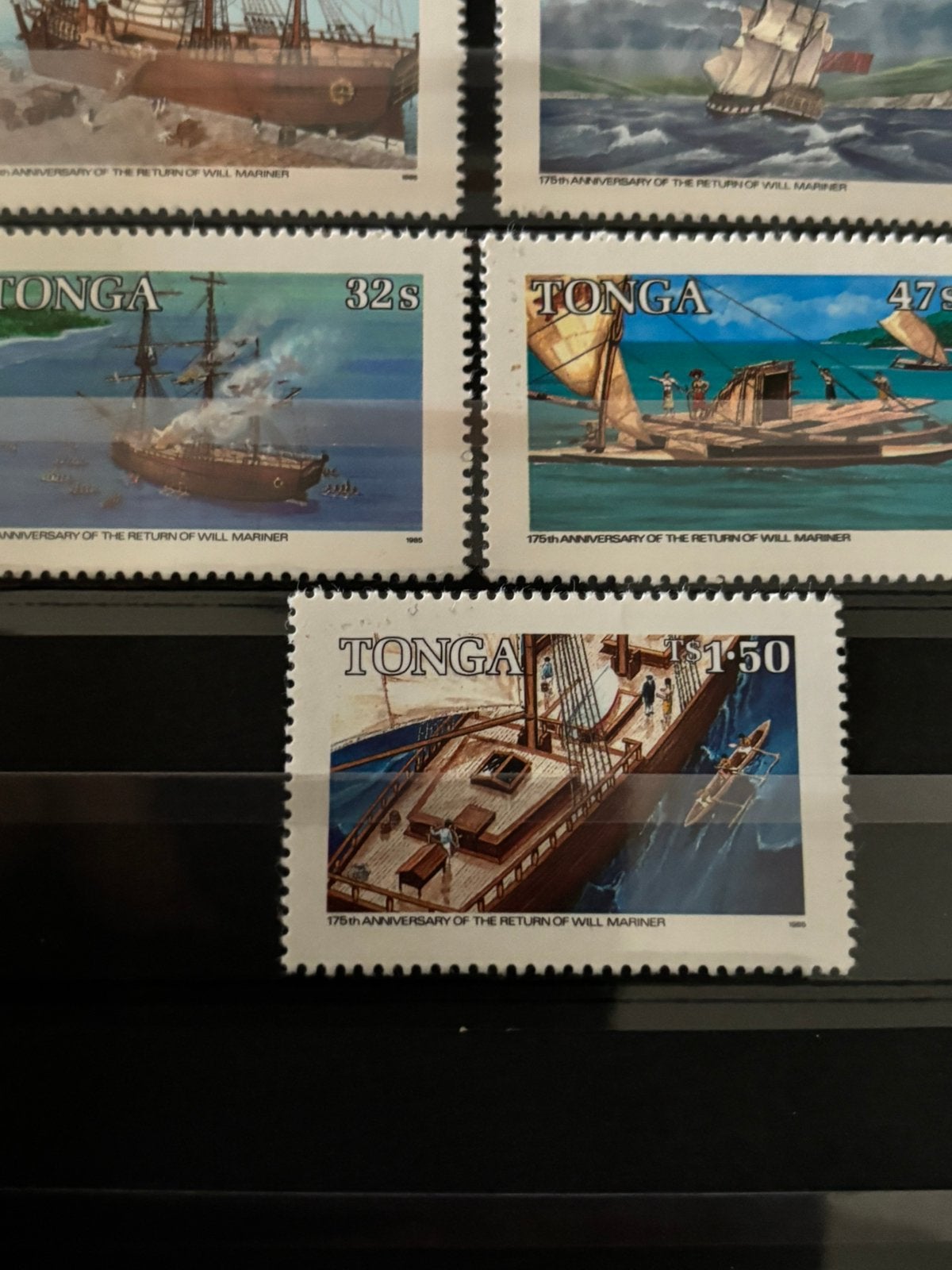Schepen, Tonga 1985, Verzenden, Postfris
