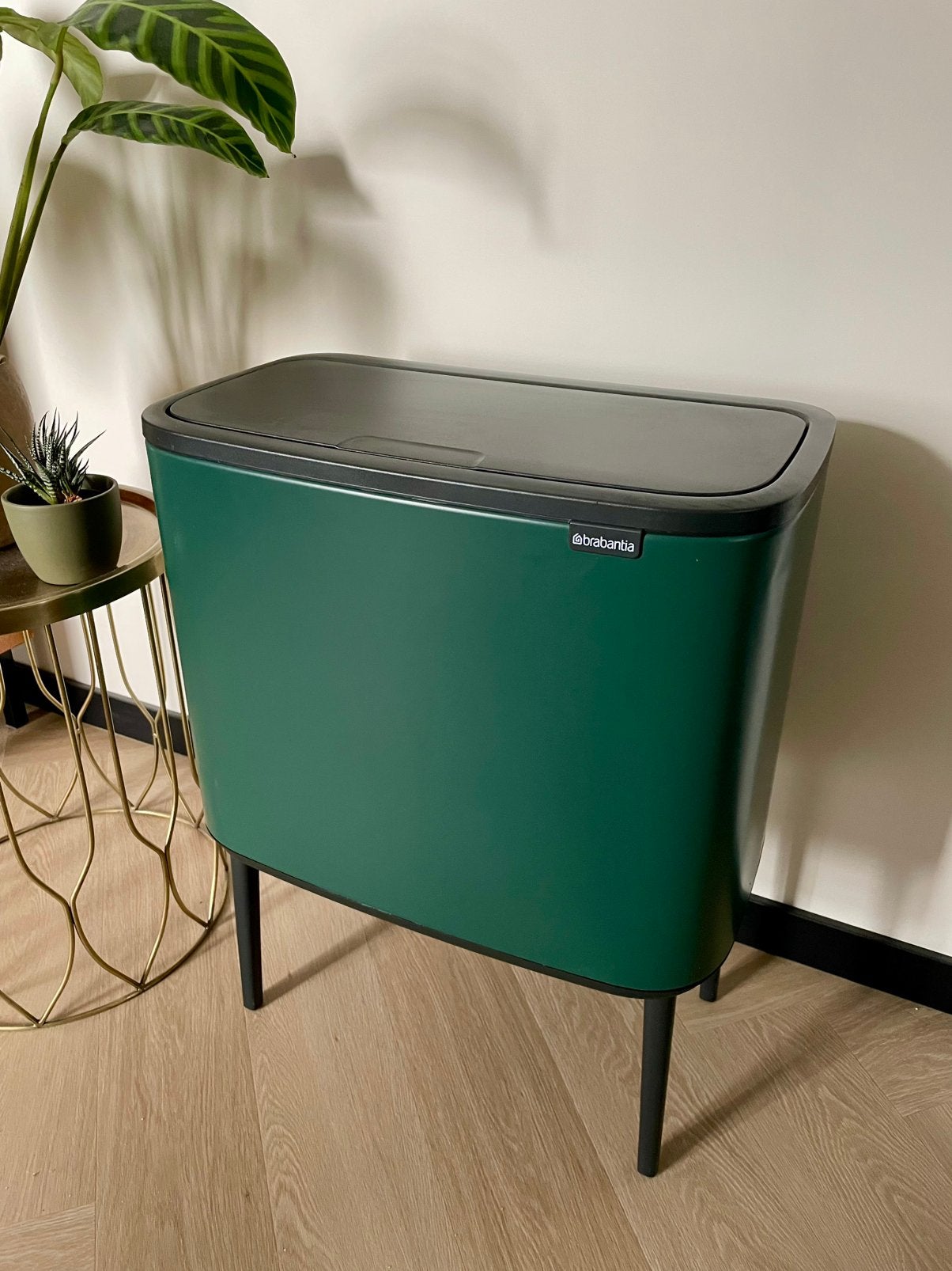 Brabantia Bo Touch Bin afvalbak 11 en 23 liter prullenbakken, 50 – 75, Ophalen of Verzenden, Zo goed als nieuw, Rvs