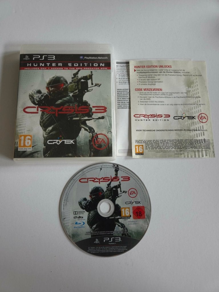 Playstation 3 (PS3) - Crysis 3 - Hunter Edition - 10388, Shooter, 1 speler, Ophalen of Verzenden, Zo goed als nieuw