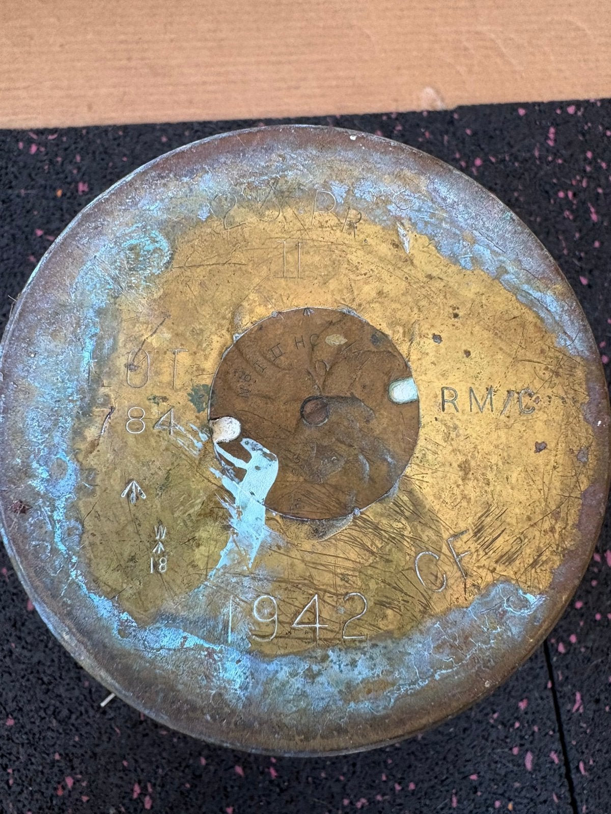 Originele WO2 Canadese 25 Pounder artilleriehuls 1942 Trench, Verzenden, Engeland