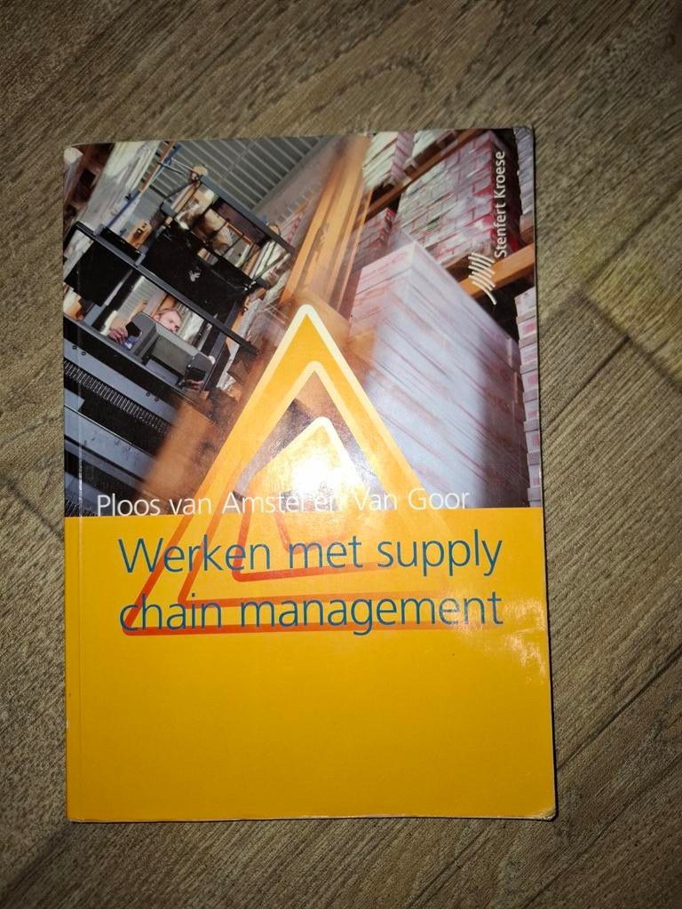 Werken met supply chain management - Ploss van Amstel, Boeken, Gelezen, Ploos van Amstel, Van Goor, Gamma, HBO
