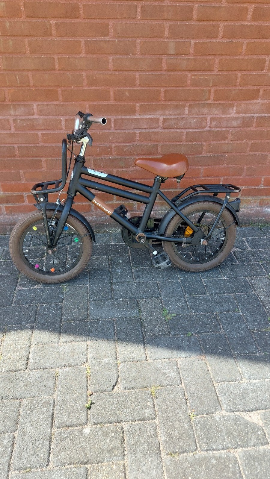 14 inch kinderfiets, geschikt voor 3-5 jaar, Ophalen, Gebruikt, Minder dan 16 inch