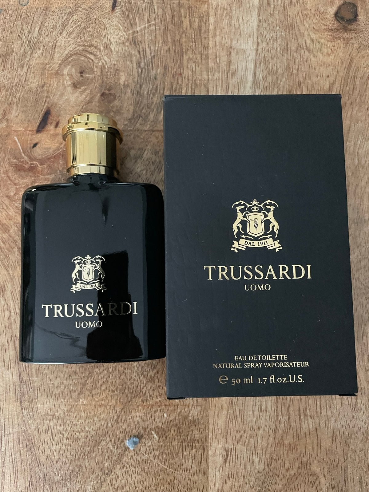 Trussardi Uomo Eau de Toilette 50 ml, Ophalen of Verzenden, Zo goed als nieuw
