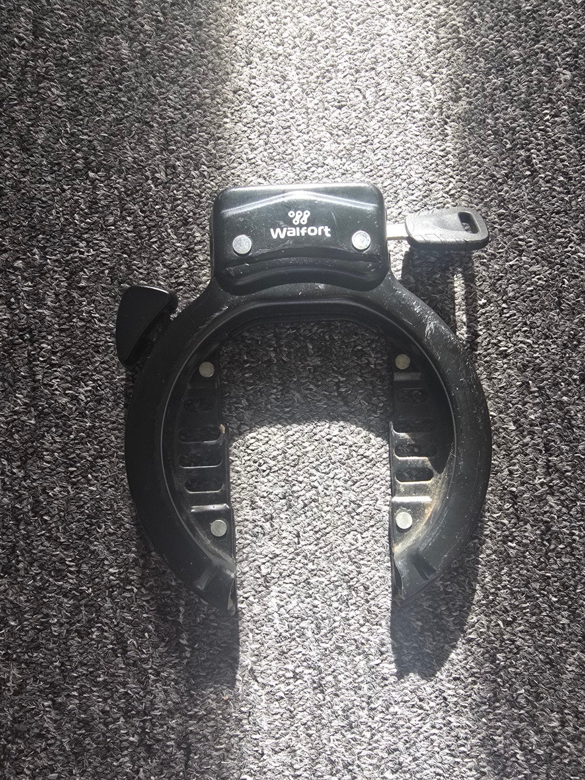 Walfort fietsslot, Ophalen, Ringslot
