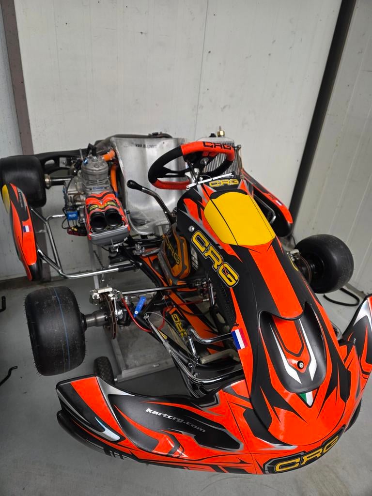 CRG KZ2 Schakel Kart – 6 Versnellingen – Incl. Trolley, Sport en Fitness, Karting, Ophalen of Verzenden, Gebruikt, Kart