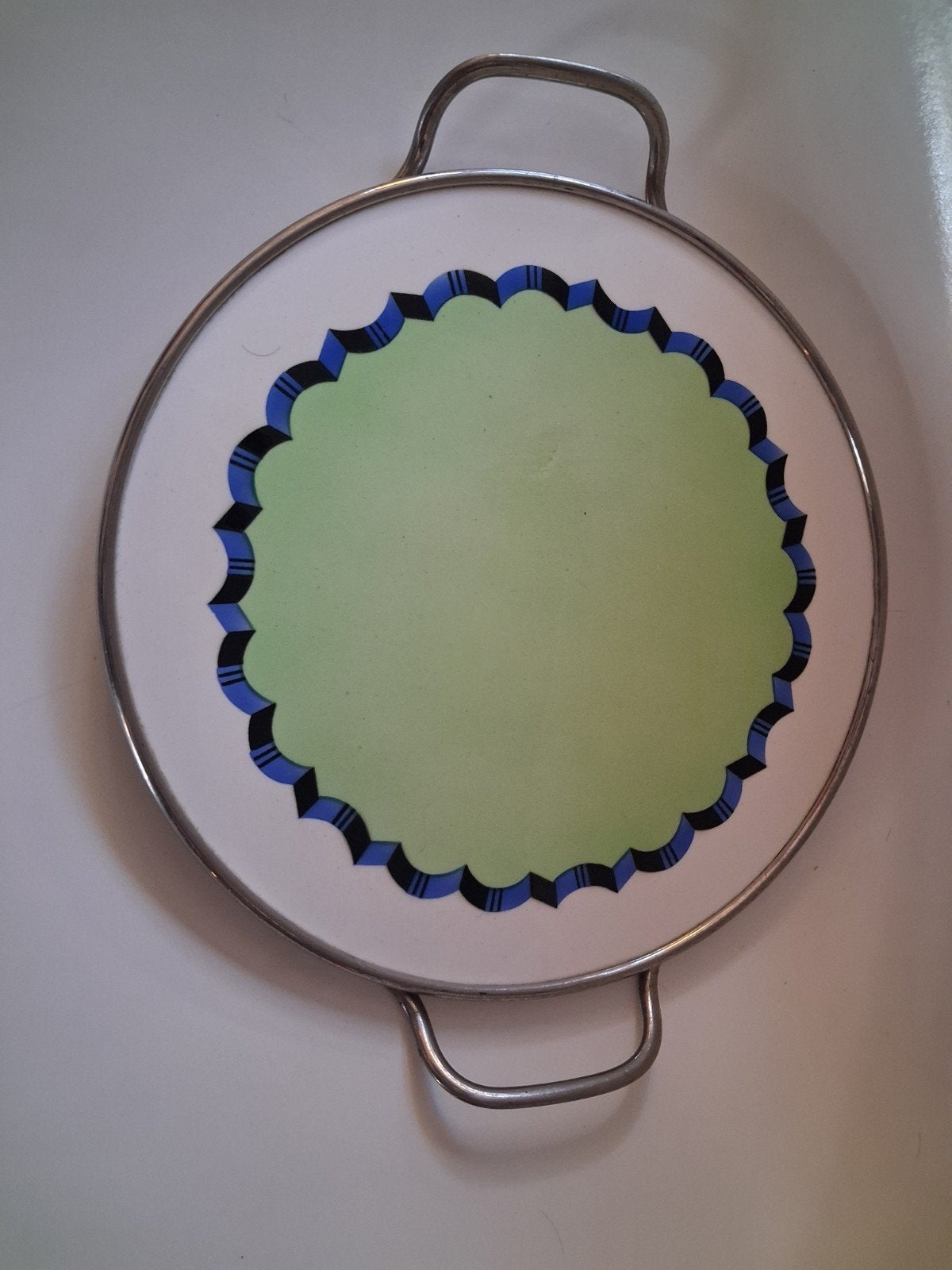 ZELDZAAM! Art Deco taartschaal Paetsch voor chique muffins, Ophalen of Verzenden