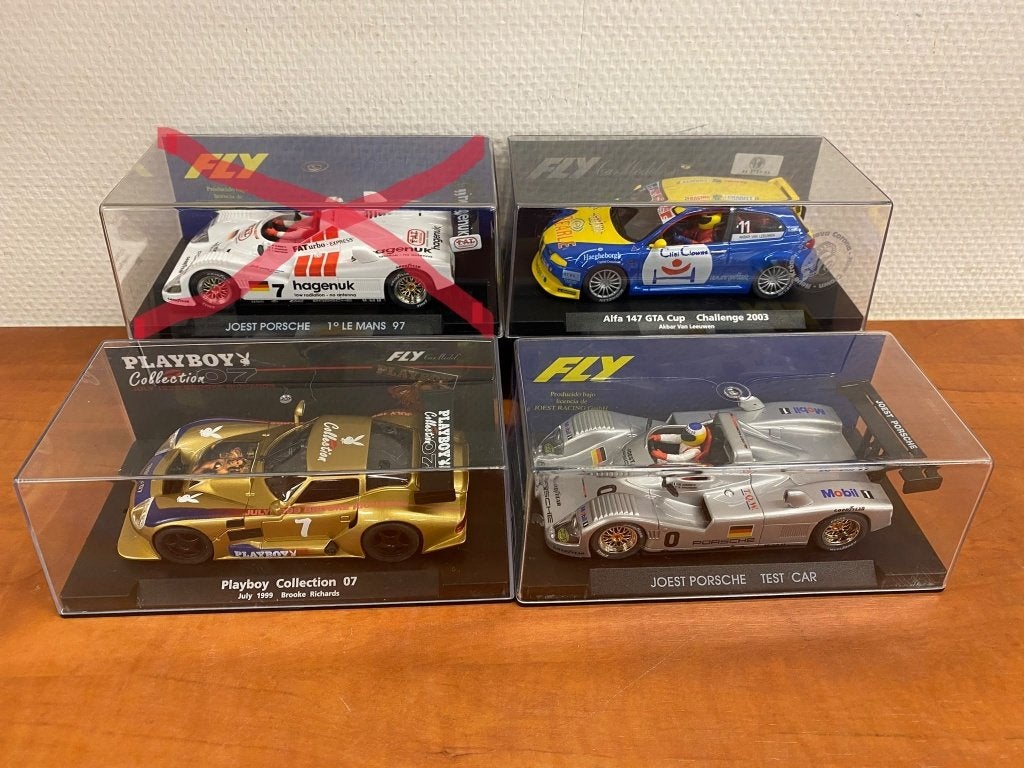 34. Fly Slotcar - set van 3 nieuwe auto's, Kinderen en Baby's, Speelgoed | Racebanen, Overige merken, Racebaan, Nieuw, Ophalen of Verzenden