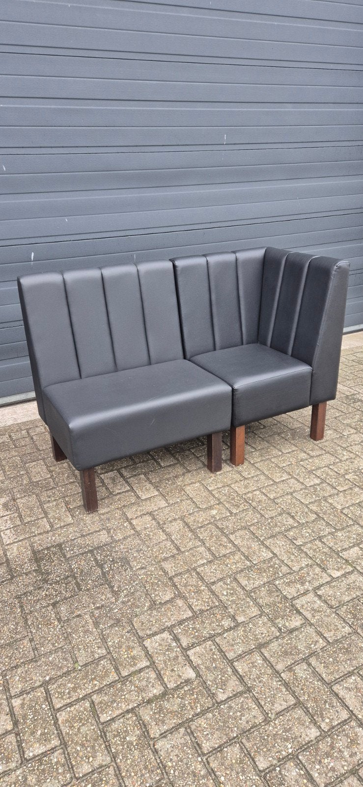 bankjes hoekbank horeca mancave bar, Ophalen, Gebruikt, Geen, 150 tot 200 cm