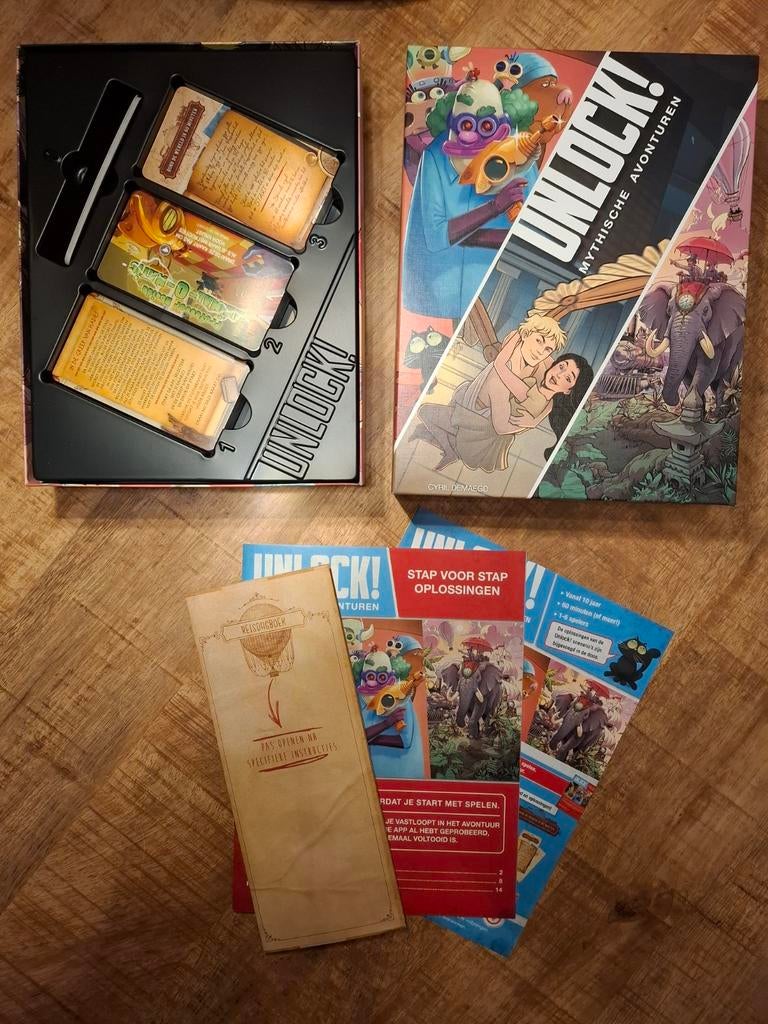 Unlock! Deel 8 - Mythische Avonturen Escaperoom Spel, Een of twee spelers, Ophalen, Zo goed als nieuw, Space Cowboys