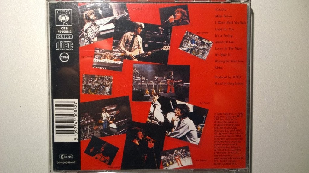 Toto - Toto IV, Ophalen of Verzenden, Zo goed als nieuw, Poprock, Album