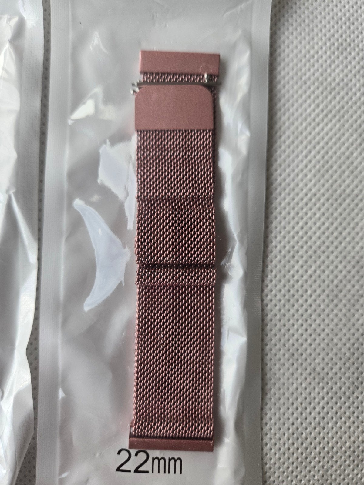 3x Nieuwe 22mm Milanese horlogebandjes voor smartwatch, Ophalen of Verzenden, Nieuw, Overige kleuren, Staal