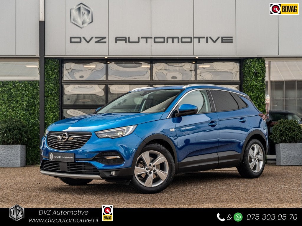 Opel GRANDLAND X 1.6 Turbo 180PK EAT8 Ultimate | Leder | Ven, Auto's, Opel, 1380 kg, Gebruikt, 4 cilinders, Blauw
