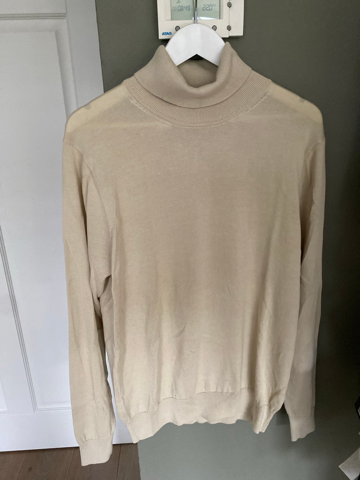 Kuyichi Thomas Turtleneck - Biologisch Katoen - Maat XL, Ophalen of Verzenden, Nieuw, Maat 56/58 (XL), Beige