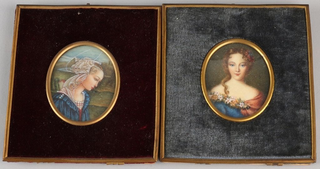 Miniatuurportretten uit Uffizi Gallery in Florence, Ophalen of Verzenden