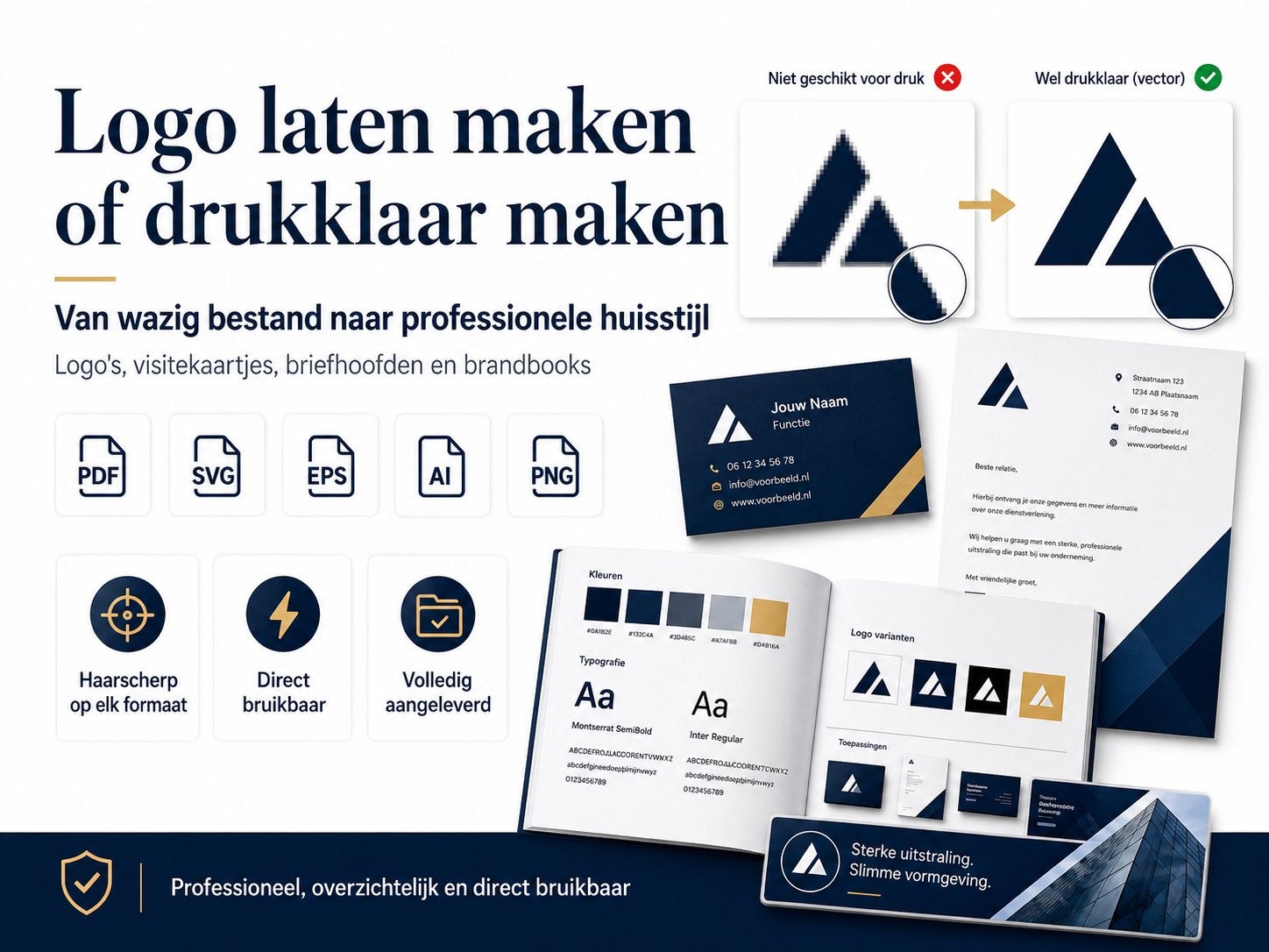 Professioneel logo laten maken voor uw bedrijf in 3 dagen!, Printen of Kopiëren