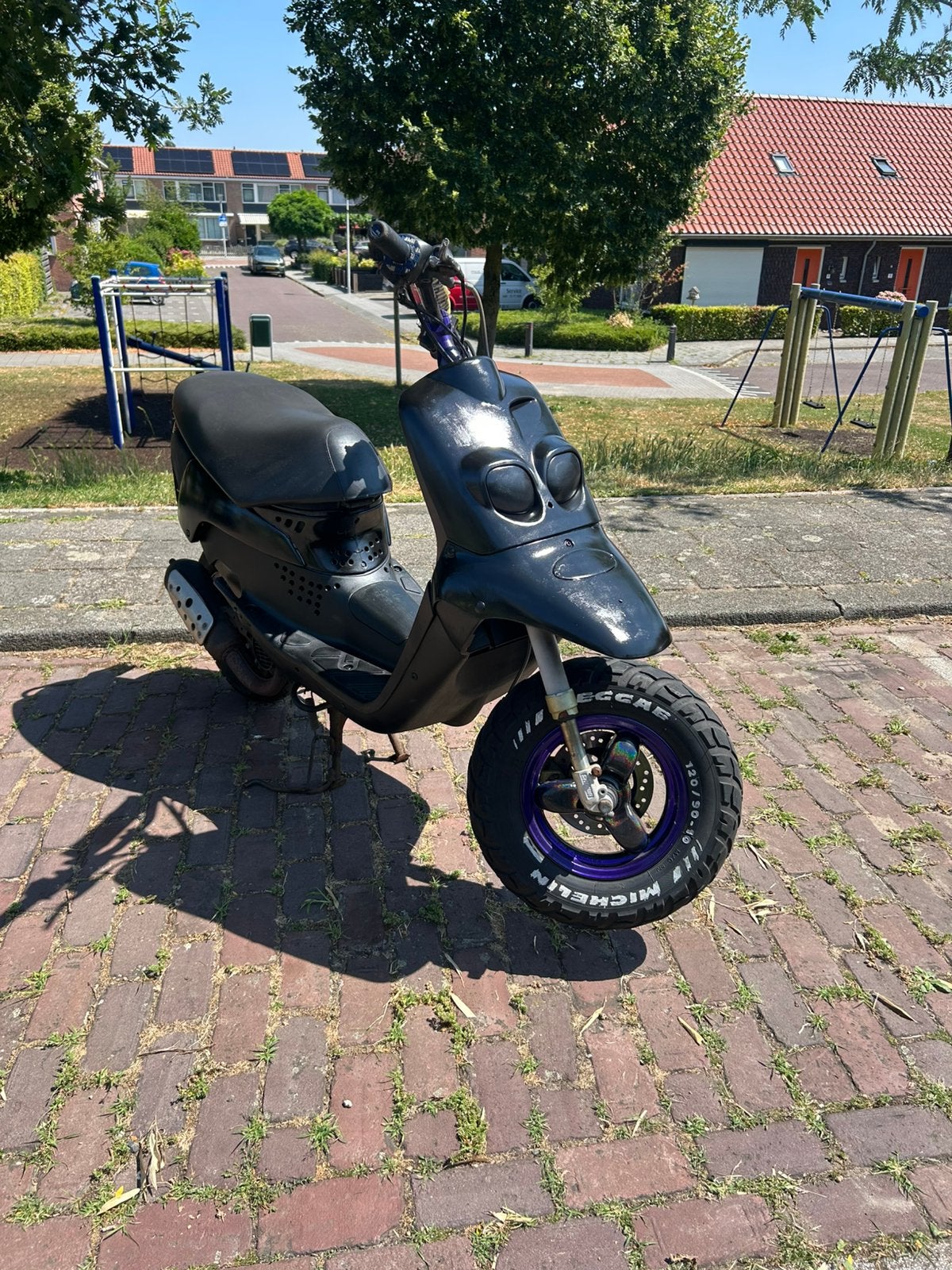 2takt brommer, Fietsen en Brommers, Snorfietsen en Snorscooters, Ophalen, Zo goed als nieuw, Tweetakt, Peugeot