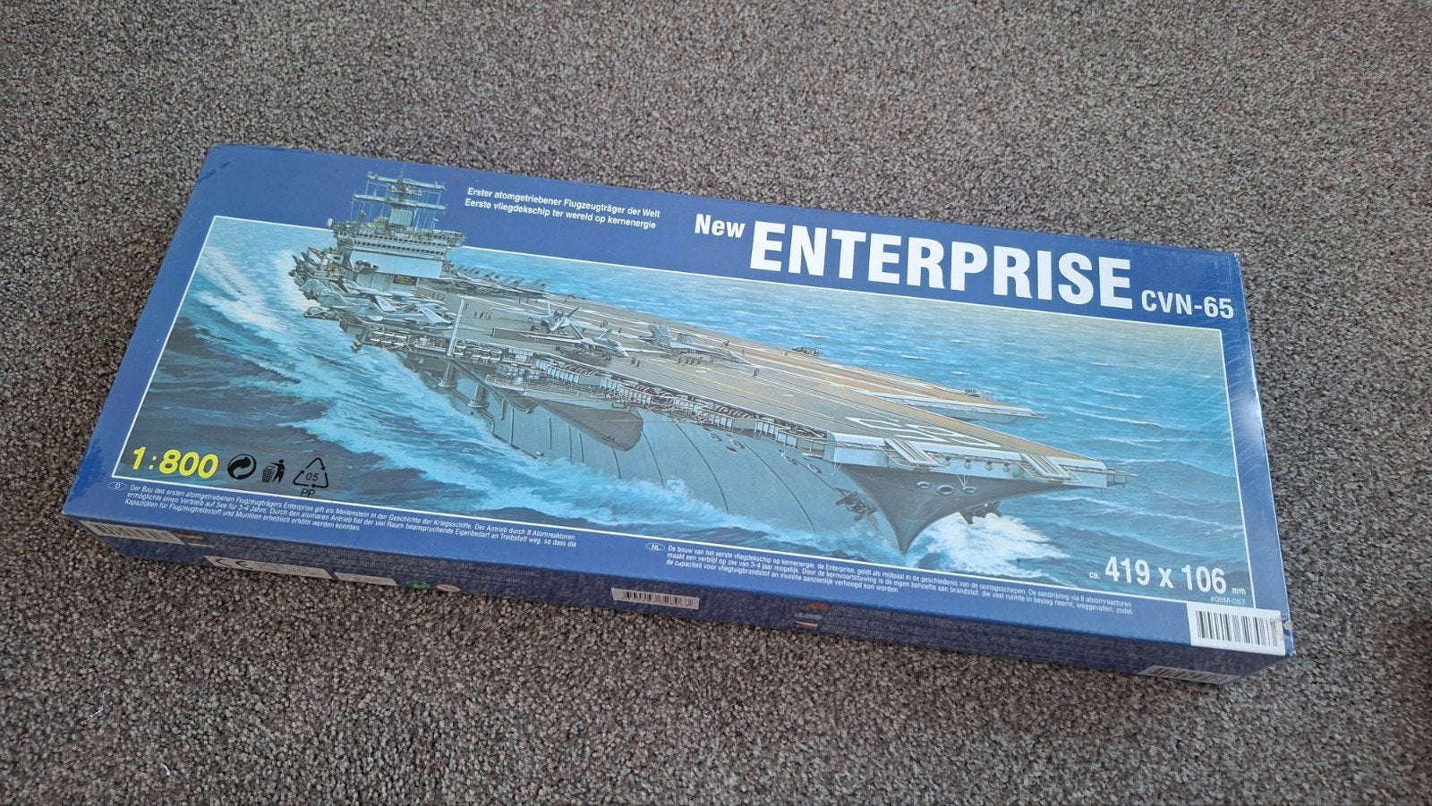 Revell USS Enterprise CVN-65 Modelbouwschip 1:800, Ophalen of Verzenden, Nieuw, 1:50 tot 1:200, Revell