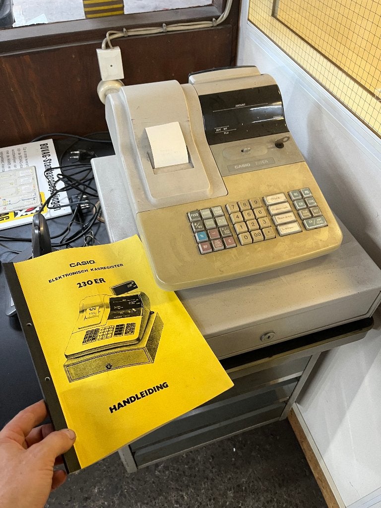 Casio elektrische kassa, Verzamelen, Elektronische Apparatuur, Ophalen of Verzenden, Overige typen